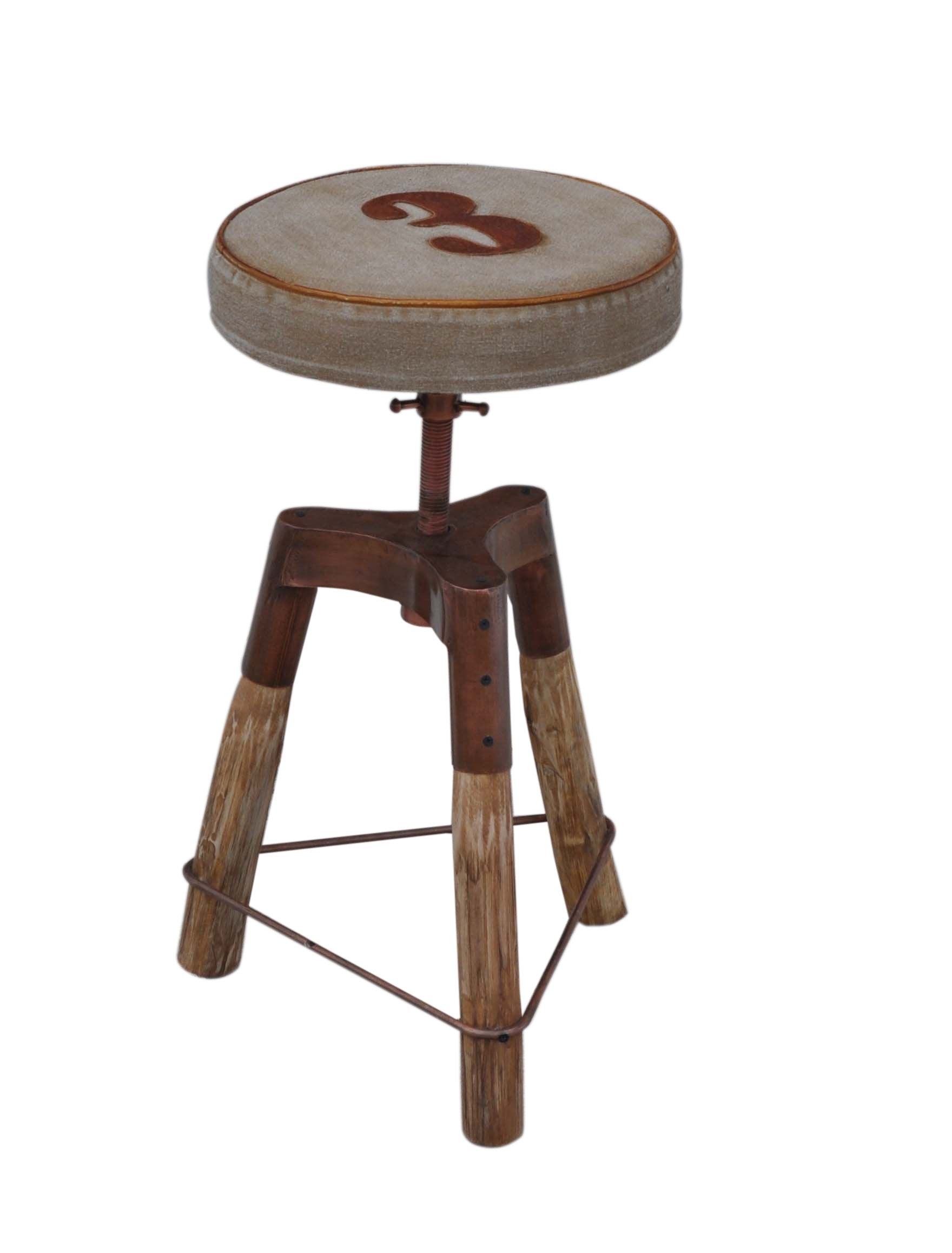 Tripod Wind Up Bar Stool - decorstore
