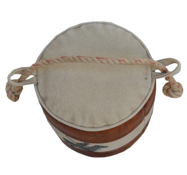 Canvas And Leather Polo Door Stopper - decorstore