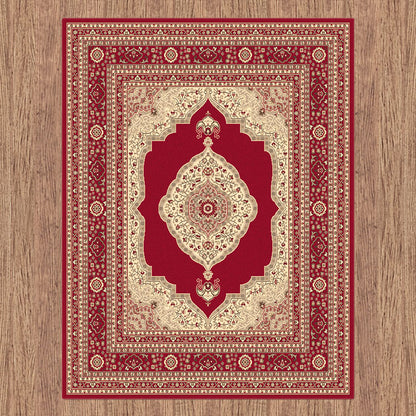 Turkish Ruby Red Rug - decorstore