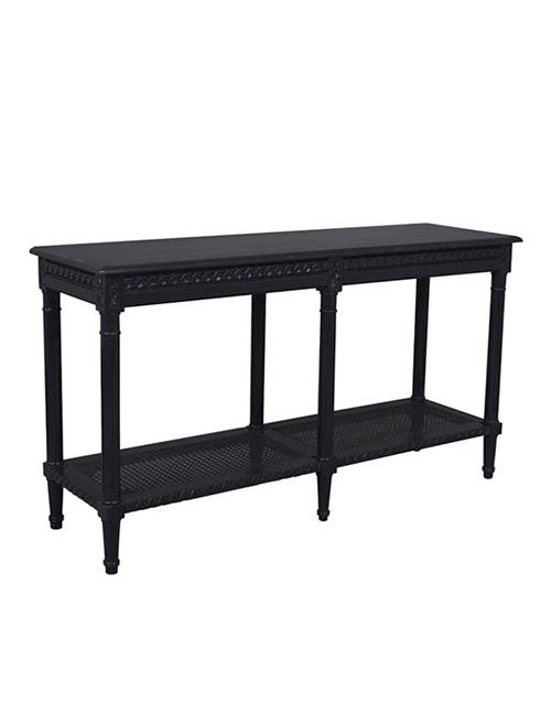 Polo Long Console Black - decorstore