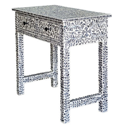 Mother of pearl Iridescent Serenade Console Table /desk - decorstore