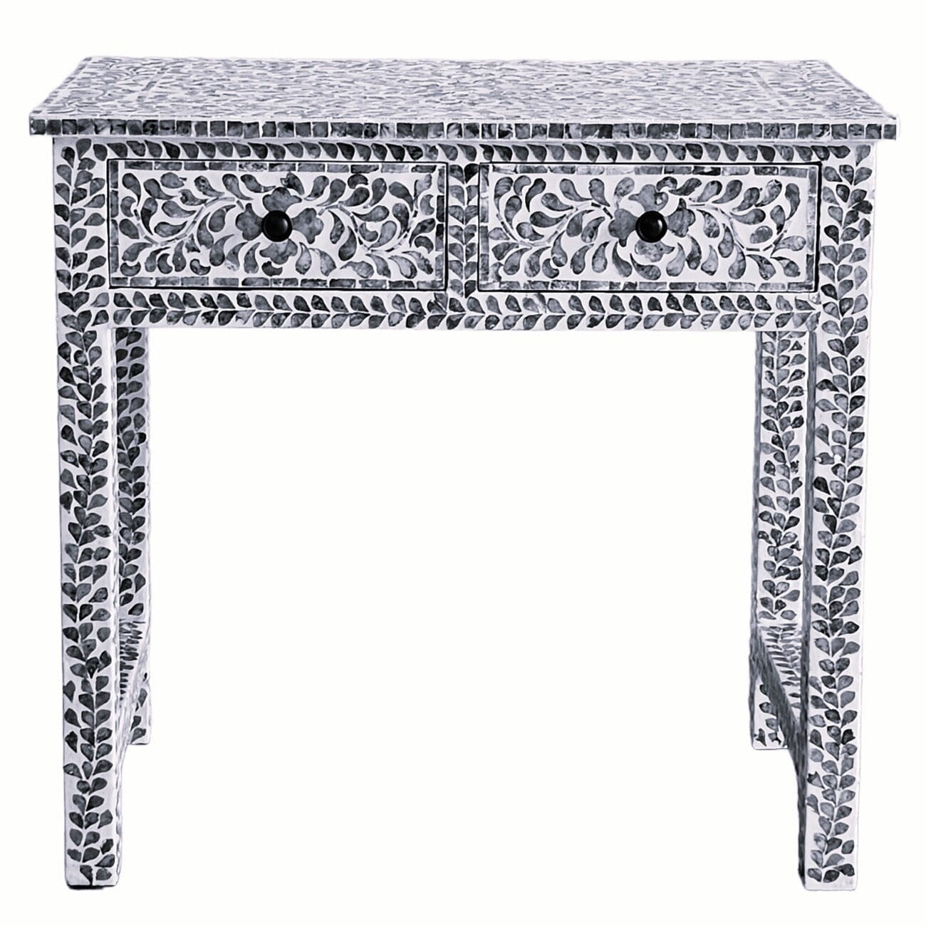 Mother of pearl Iridescent Serenade Console Table /desk - decorstore