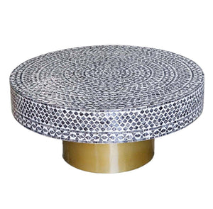 Mother of pearl Midnight Elegance Coffee Table - decorstore