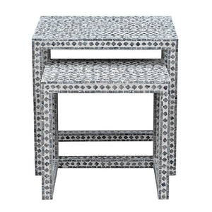 Mother of Pearl Statement Nesting Tables - decorstore
