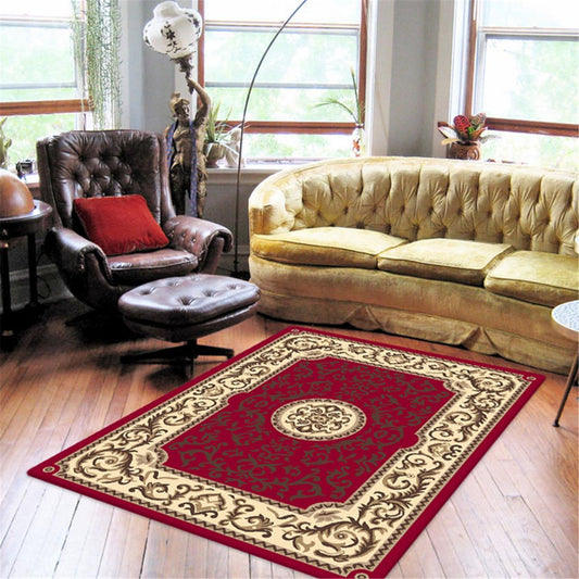 Turkish Ruby Red Rug - decorstore