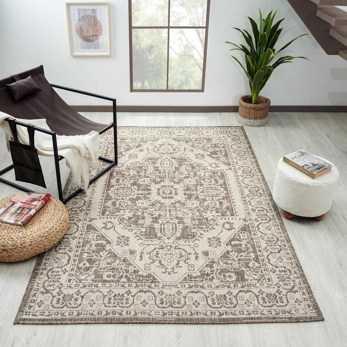 Patio 454 Honey Designer Rug - decorstore