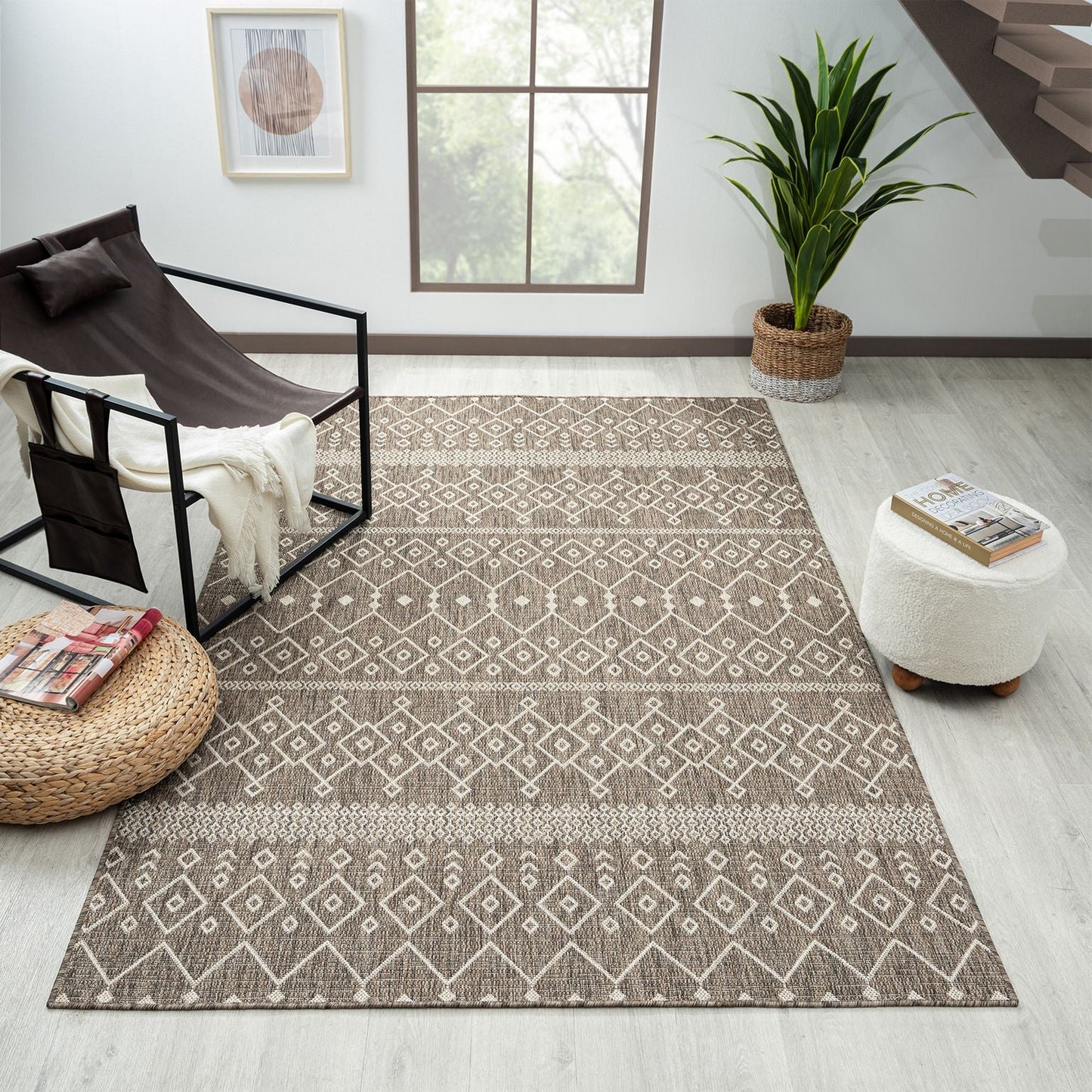 Patio 451 Almond Designer Rug - decorstore