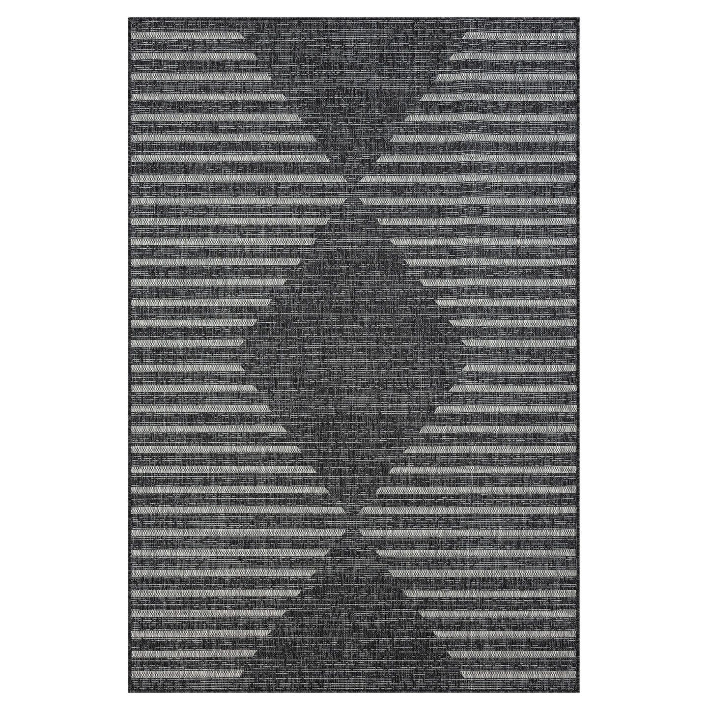 Alfresco 425 Ebony Designer Rug - decorstore