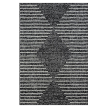 Alfresco 425 Ebony Designer Rug - decorstore