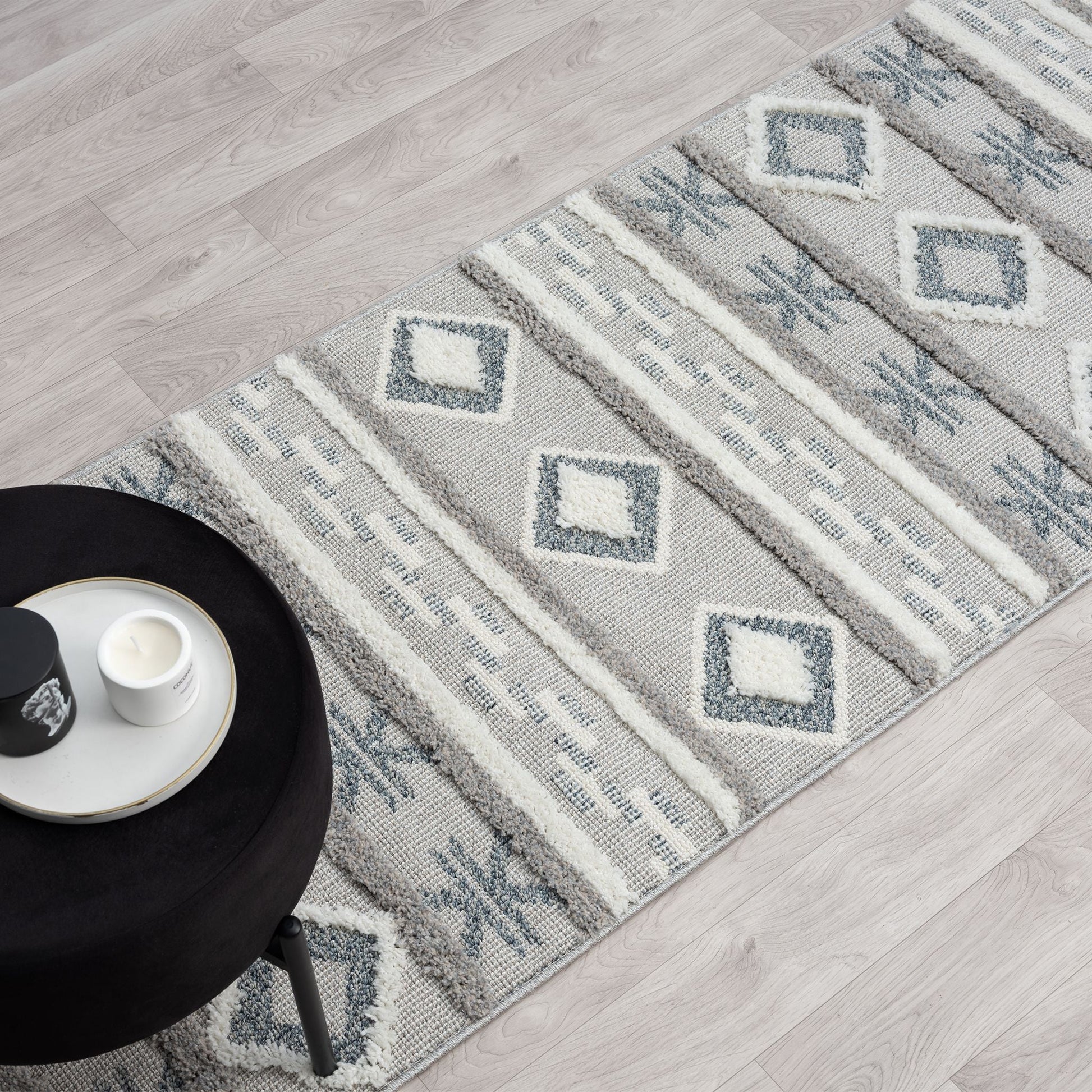 Cottage 546 SlateFloor Runner Rug - decorstore