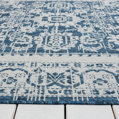 Patio 455 Denim Designer Rug - decorstore