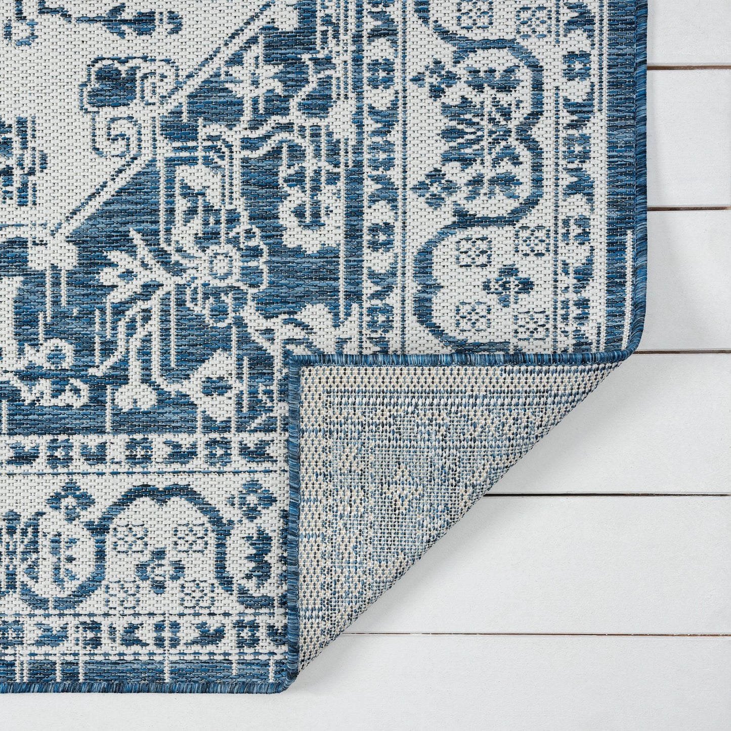 Patio 455 Denim Designer Rug - decorstore