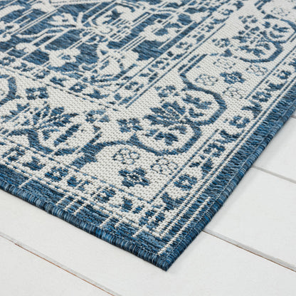 Patio 455 Denim Designer Rug - decorstore