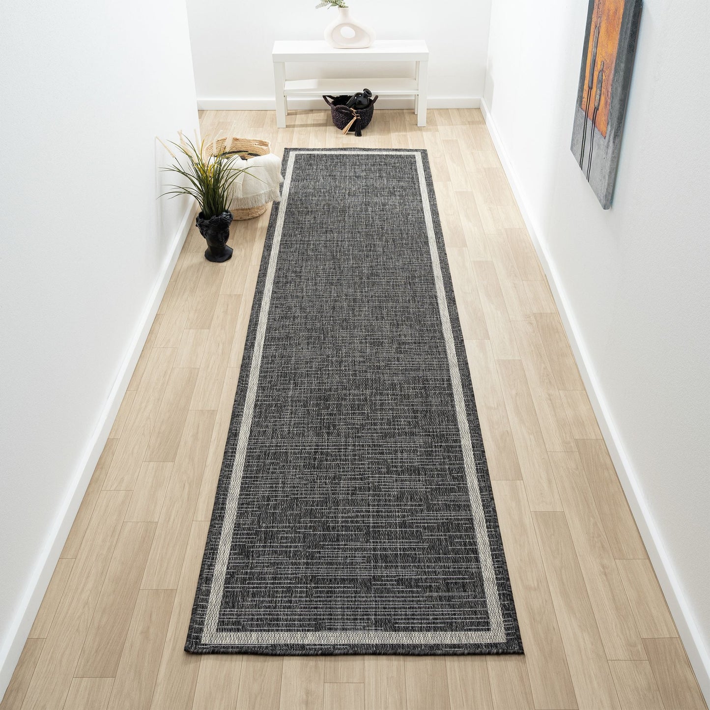 Alfresco 426 Shadow Floor Runner Rug - decorstore