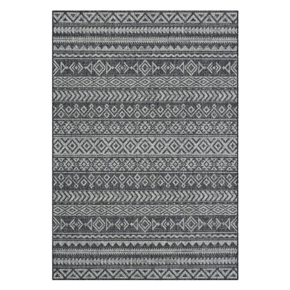 Alfresco 421 Charcoal Designer Rug - decorstore