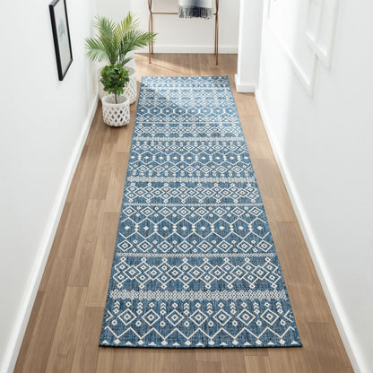 Patio 452 Ocean FloorFloor Runner Rug - decorstore