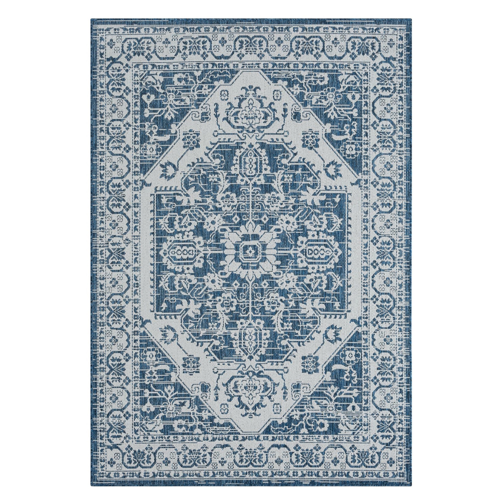 Patio 455 Denim Designer Rug - decorstore