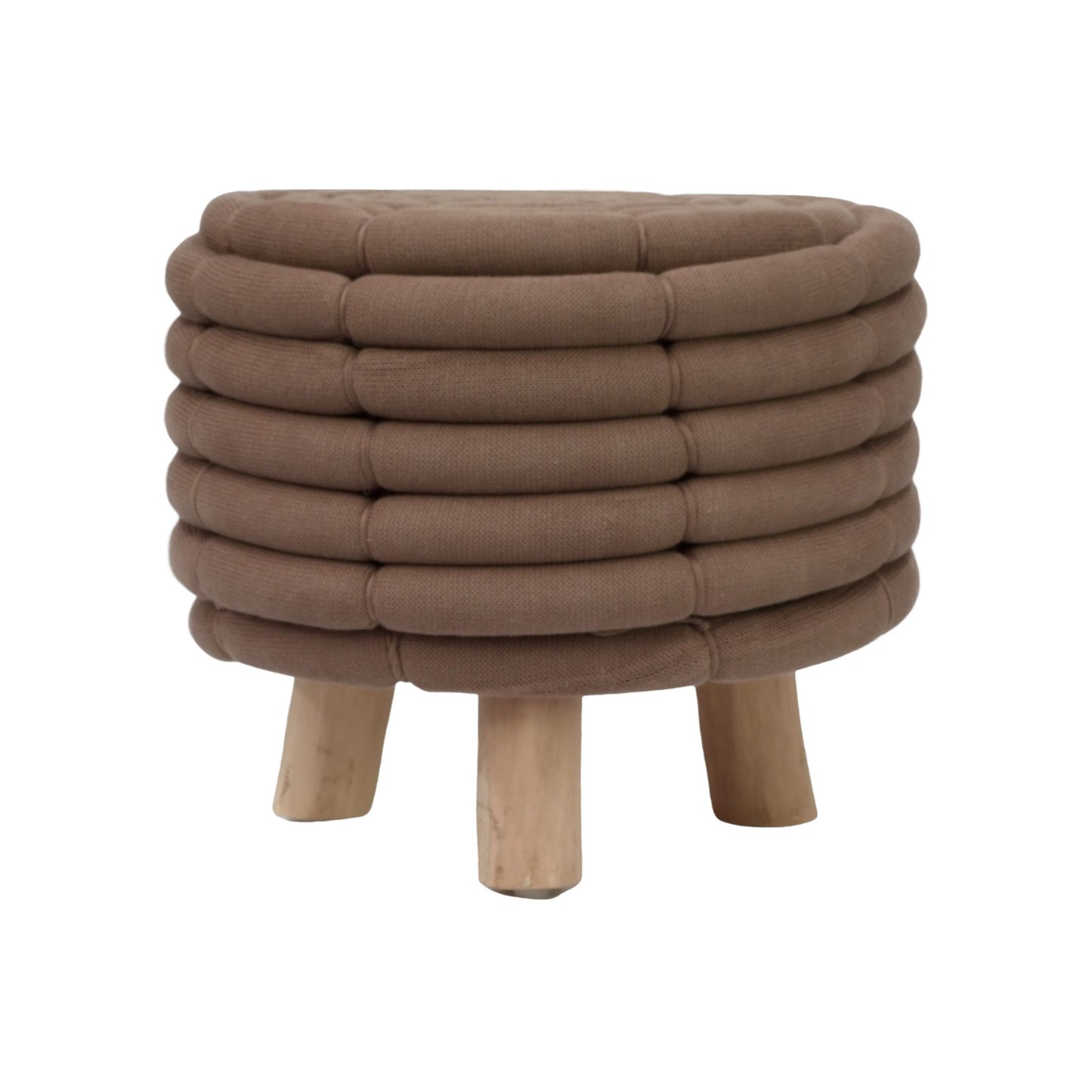 Dolly Ottoman Brown - decorstore